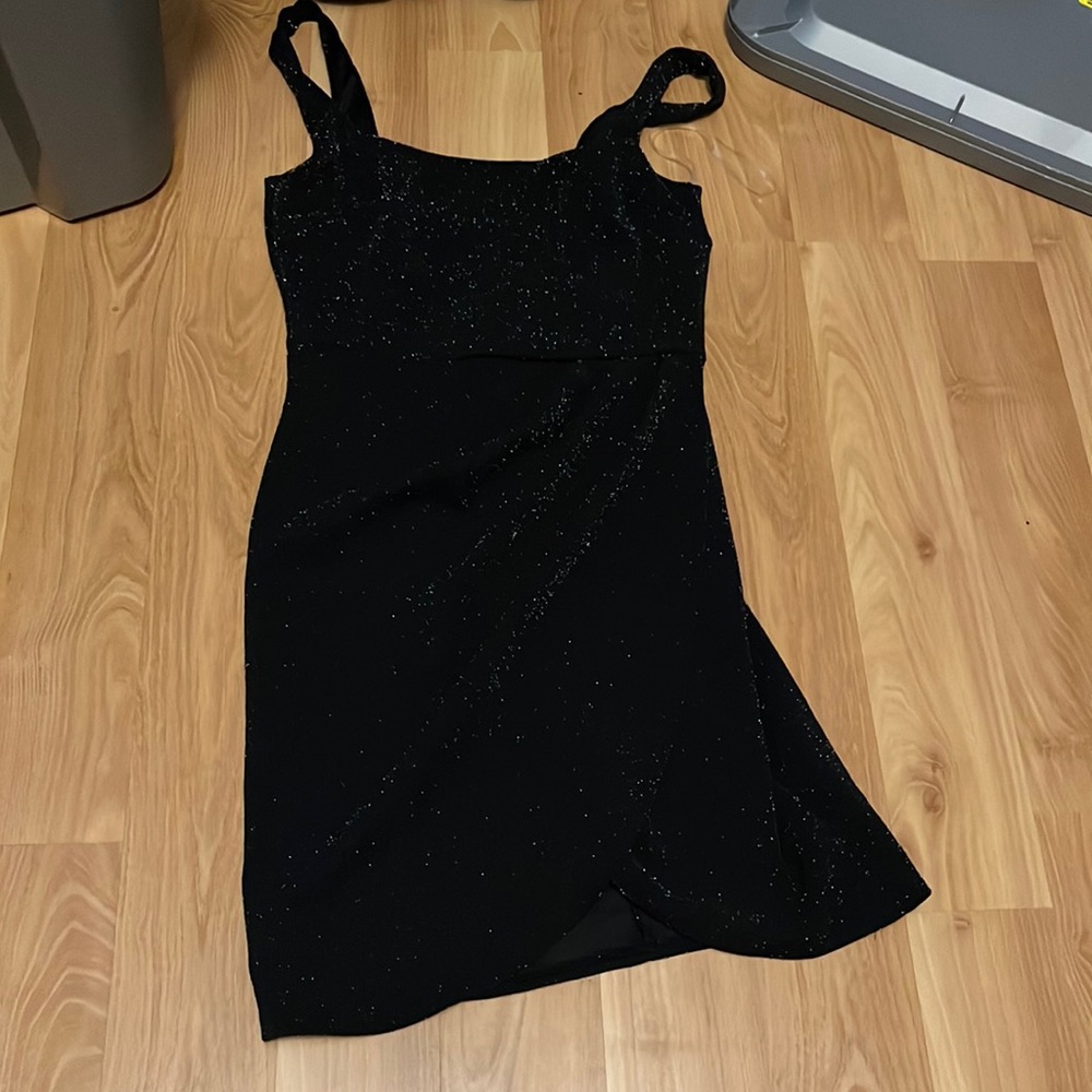 Black sparkly cocktail dress